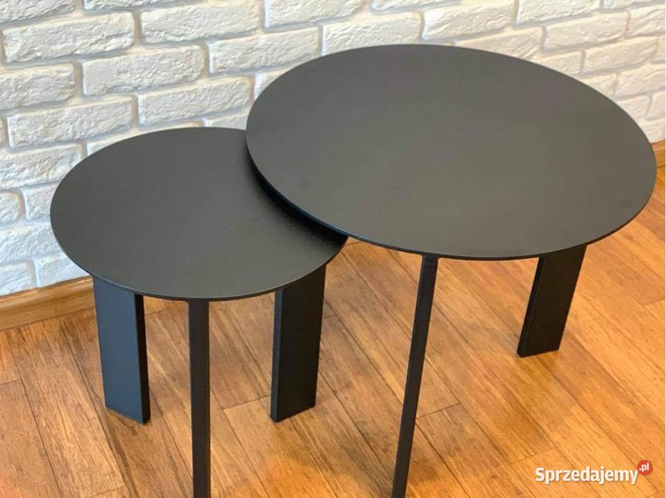 Zestaw metalowych stolików w stylu loft świętokrzyskie Końskie