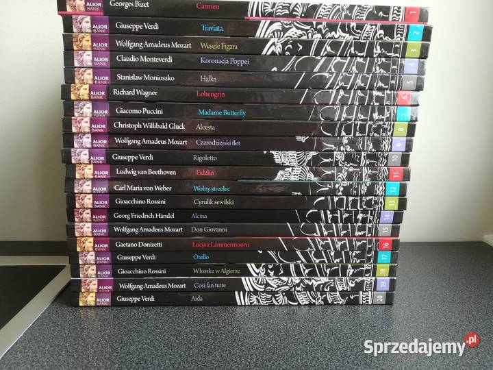 kolekcja Wielkie Opery 20 płyt dvd i cd komplet