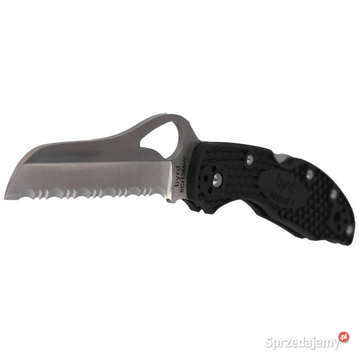 Nóż Spyderco Byrd Meadowlark 2 Rescue FRN Black Warszawa