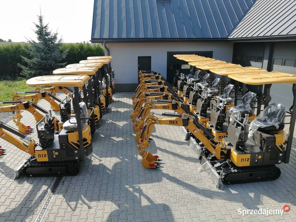 Minikoparka Nex N12 Yanmar 3TNV70 1200 2021r Cieszyn sprzedam