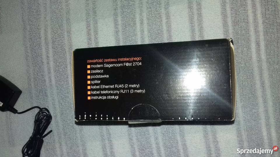 Modem WiFi Sagem Fast 2704 wielkopolskie Wronki