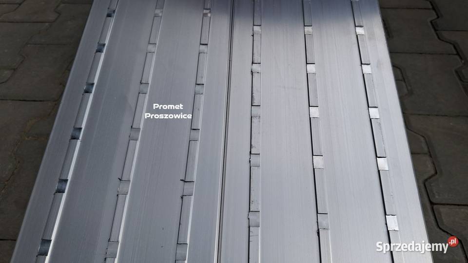 2 Najazdy Aluminiowe Panelowe 32 Frezowane