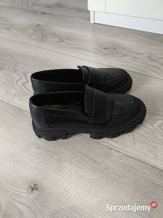 Mokasyny damskie loafersy Only na grubej inna Poznań