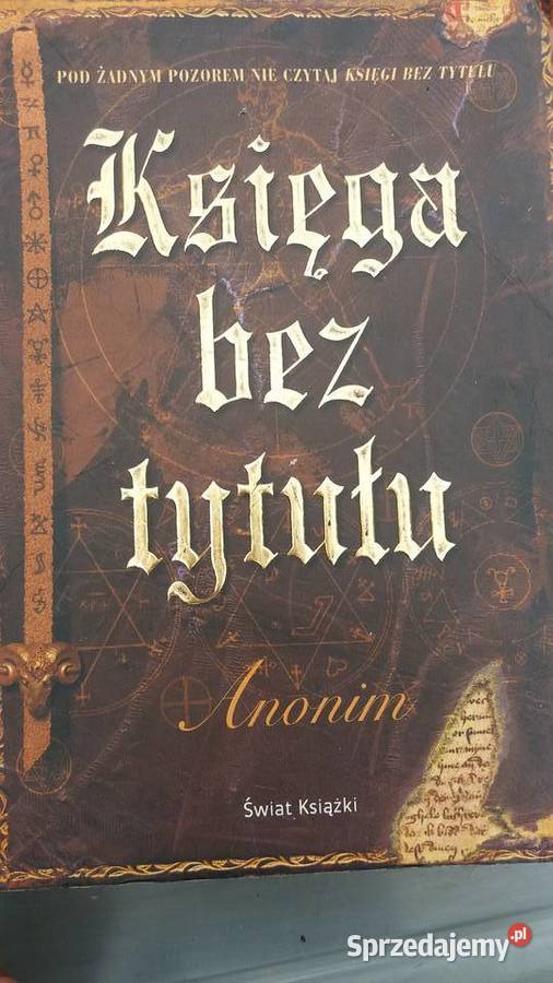 Księga bez tytułu Anonim książki Warszawa