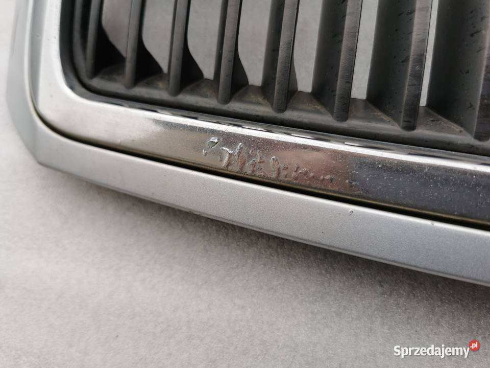Atrapa Grill Kratka Skoda Fabia I 9102 Srebrna Karoseria Wyszków sprzedam