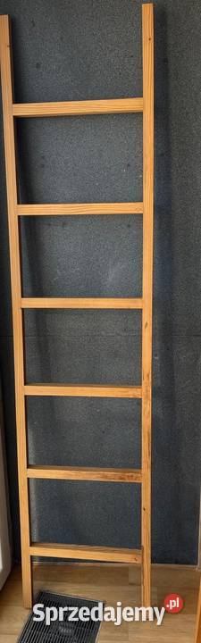 Drewniany wieszak drabinka na ręczniki 200x46 Warszawa