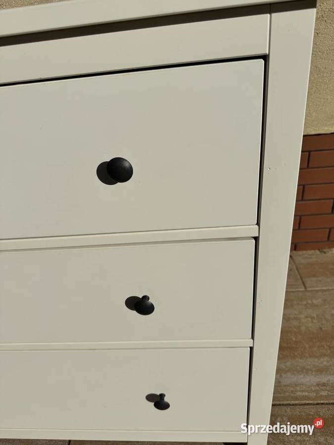 Komoda Hemnes Ikea z szufladami biała szafka Sulbiny