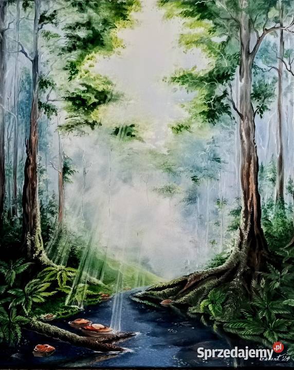 Obraz ręcznie malowany Malarstwo łódzkie Łódź