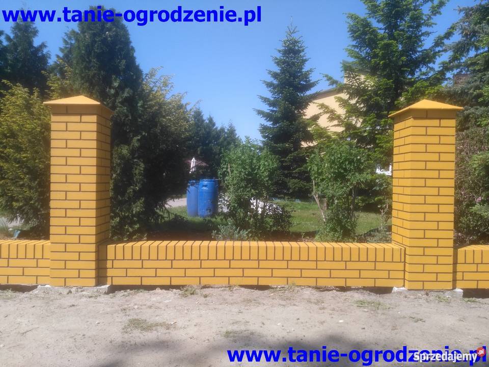 Ala klinkier słupki murki ogrodzenia imitacja Ogrodzenia i bramy świętokrzyskie Kielce