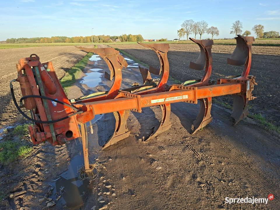 Plug kverneland 4 skibowy obrotowy resor Borek Wielkopolski