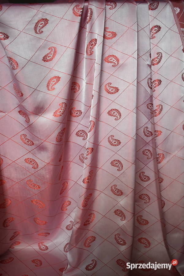 Tkanina dekoracyjna vintage PRL mazowieckie