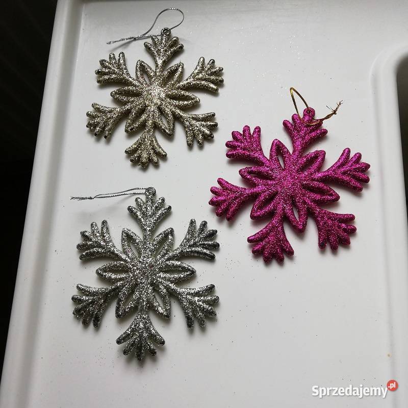 Gwiazdki zawieszki choinkowe 3 Sieradz