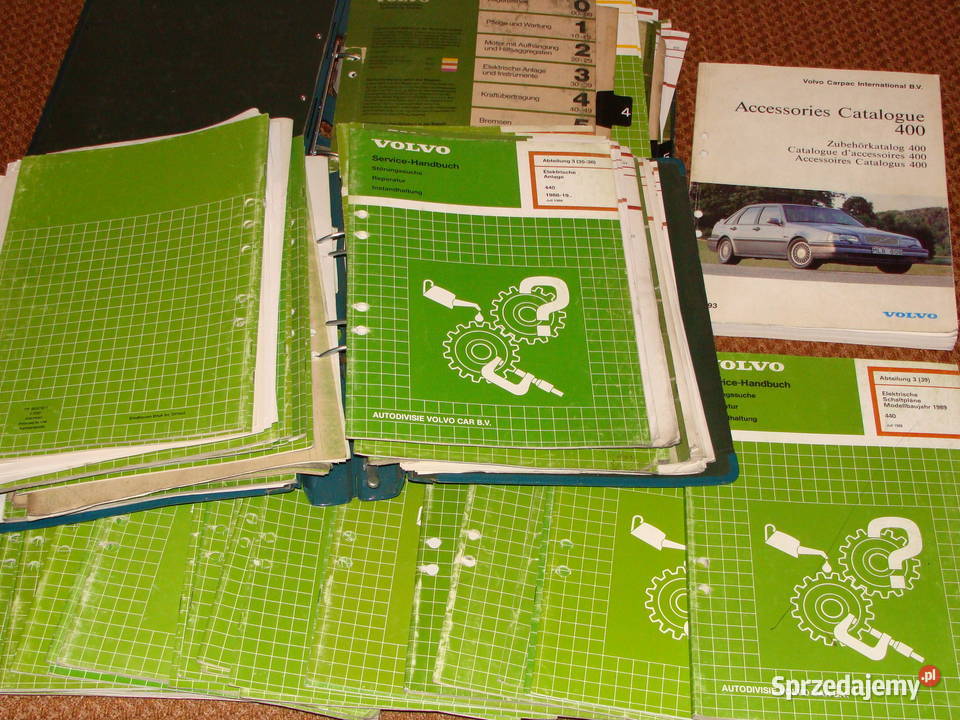 Volvo 480 fabryczne instrukcje napraw Oblekoń