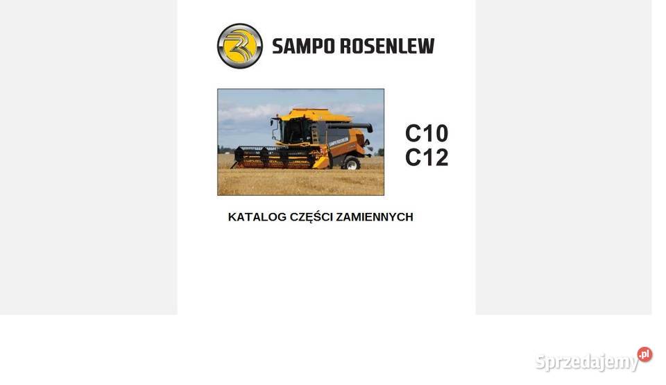 SAMPO C10 C12 kombajn katalog części instrukcja Książki i Podręczniki Kielce