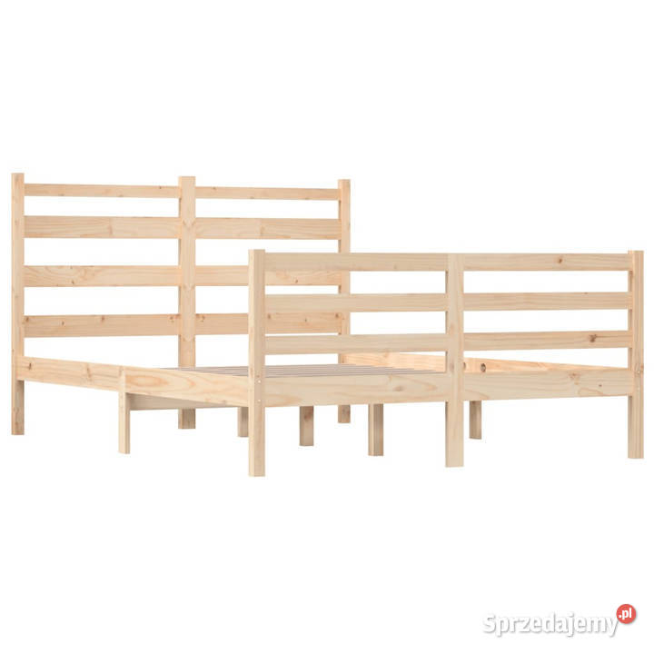 Rama łóżka lite drewno sosnowe 160 x 200 mazowieckie Warszawa