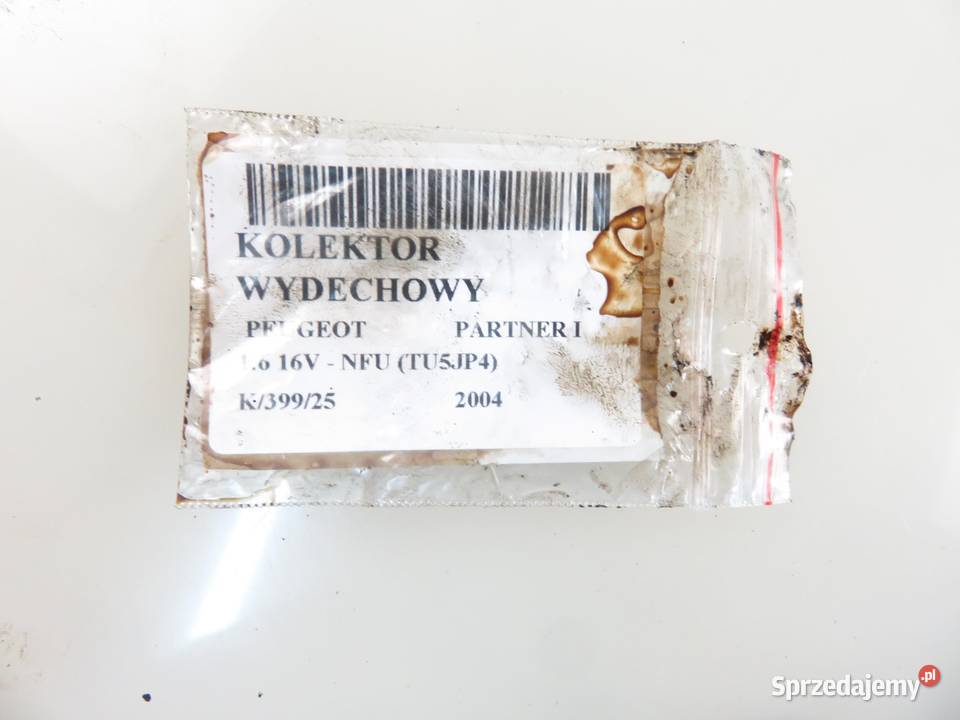 KOLEKTOR WYDECHOWY PEUGEOT PARTNER I 16 16V NFU sprzedam