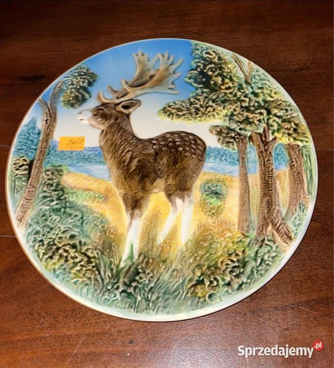 Patera z jeleniem Syg Numeryczna Dekor jest