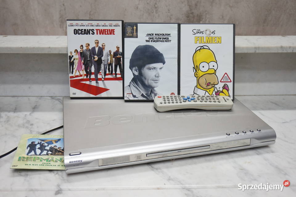 Odtwarzacz Dvd Cd Bentley dc952 3 filmy dvd akcja wielkopolskie Kalisz