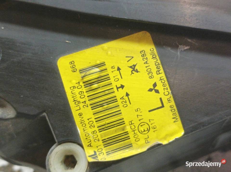 LAMPA PRZÓD LEWA 8301A283 0301208201 Mitsubishi