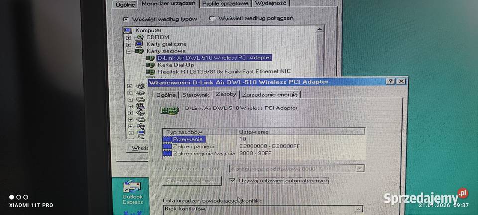 Karta sieciowa WiFi DLink DWL510