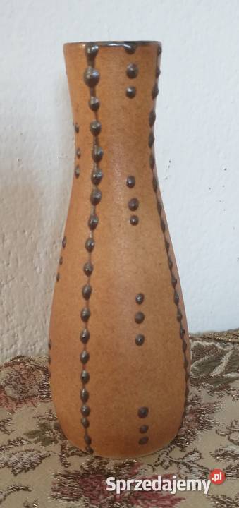Ceramiczny wazonik vintage z okresu NRD lata Krotoszyn sprzedam