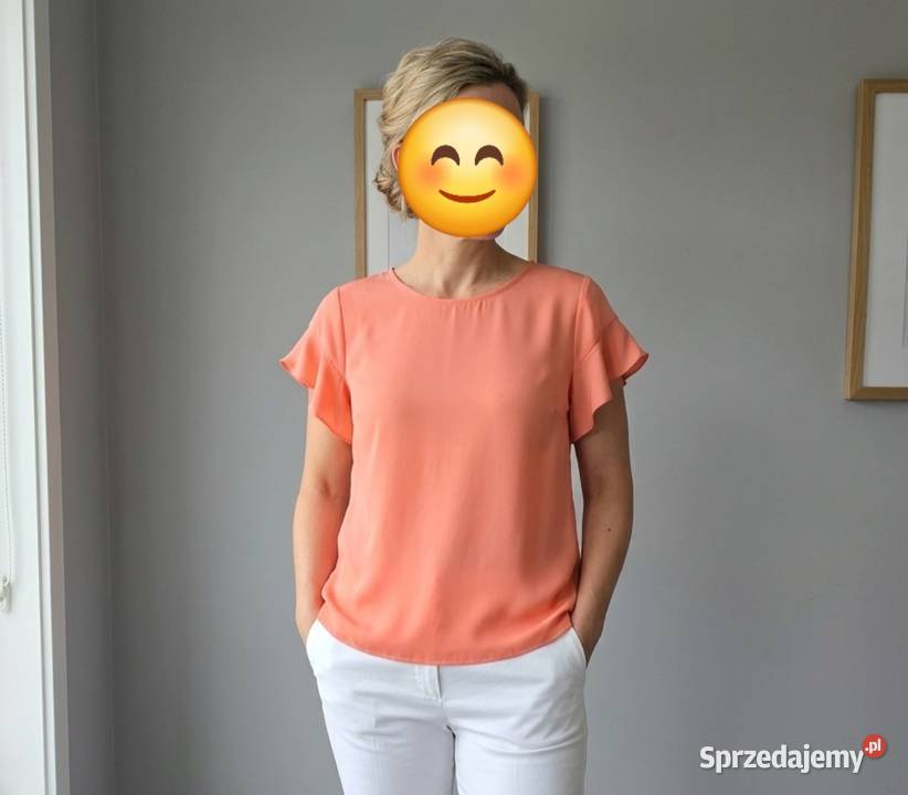 Bluzka na krótki rękaw pomarańczowy Nowogard