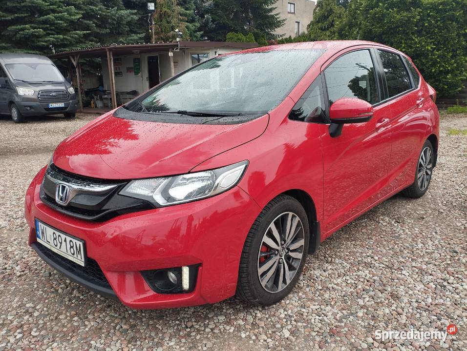 Honda Jazz 13 AUTOMAT SALON SERWIS 2017 czerwony Jazz