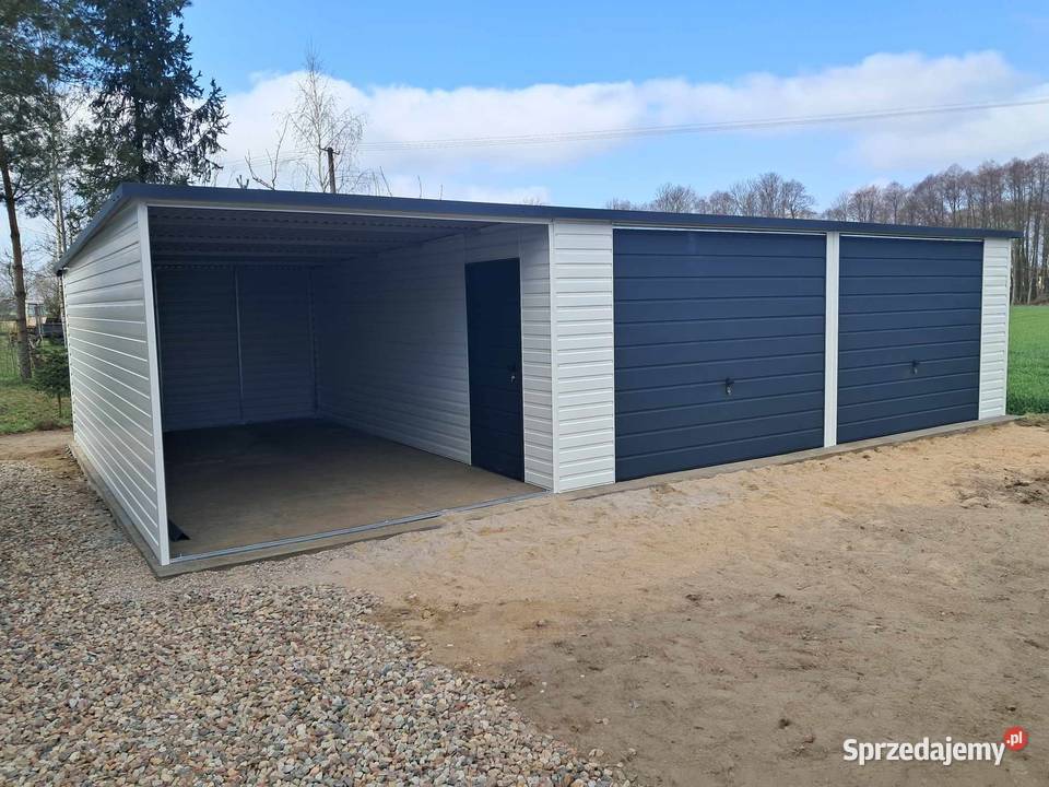 Garaż blaszany wiata Konstrukcja W OCYNKU