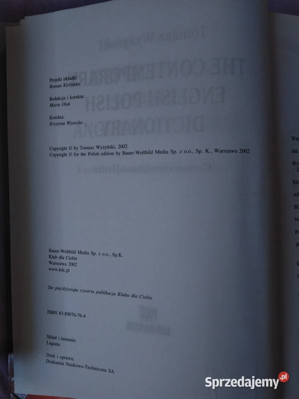 Współczesny słownik polskoangielski słownik słowniki Krosno