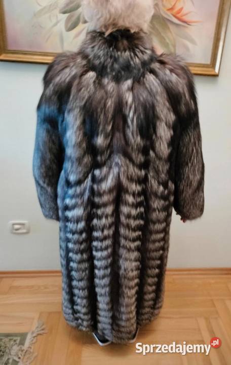 Futro naturalne lis srebrny Legionowo