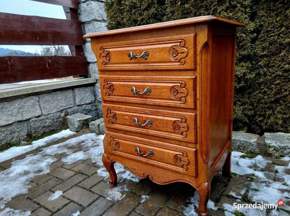 Komoda Ludwikowska Szafka Stylowa dolnośląskie Kamienna Góra