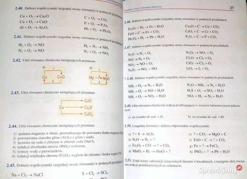 Chemia gimnazjalistów Zadania łatwych do Rok wydania 2004 Pozostałe Chełm