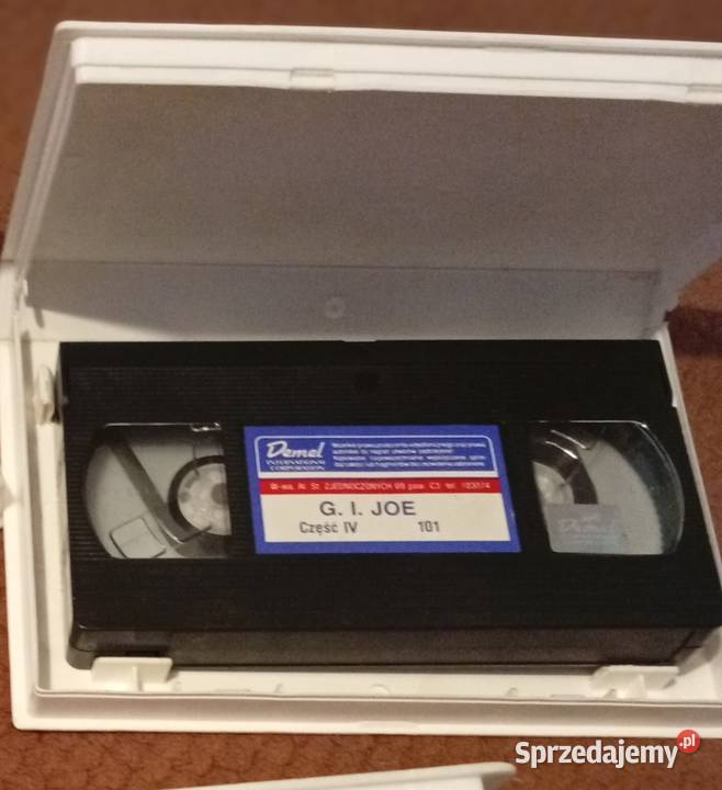 Kaseta VHS GIJoe 4 animacja lata 80 90 lektor Oświęcim