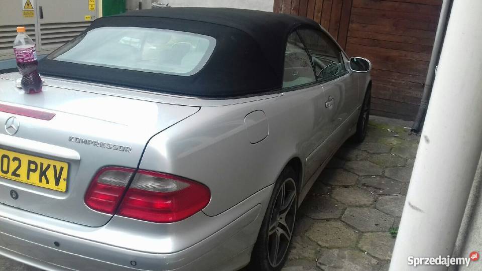 mercedes clk cabrio anglik 2300cm3 mazowieckie Warszawa