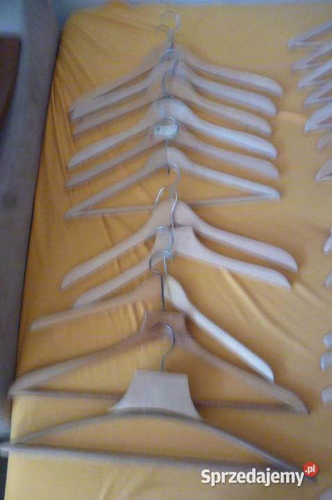 KOMPLET WIESZAKÓW DREWNIANE 55 SZTUK RÓŻNE Kraków