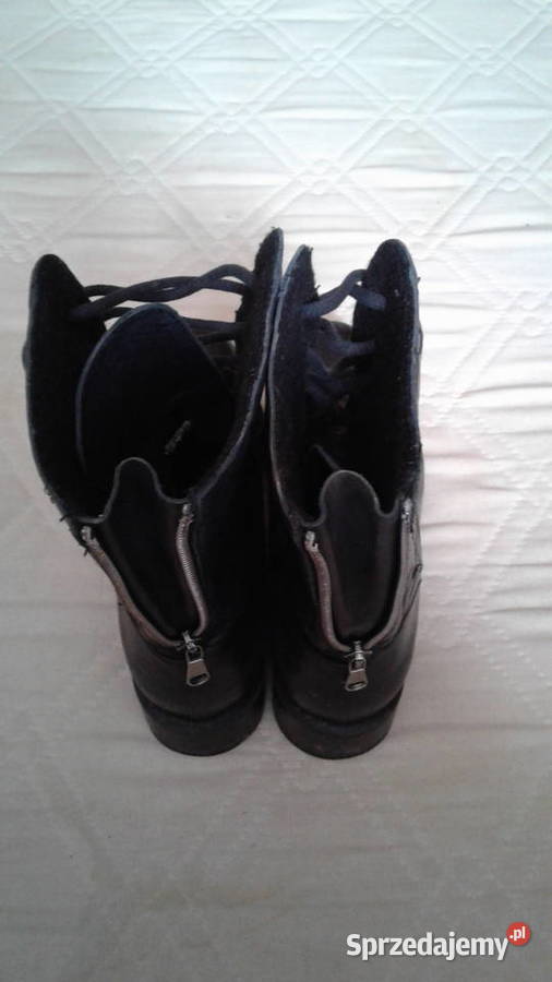 Botki Trzewiki Skórzane Wojas rozmiar 38 Łomża