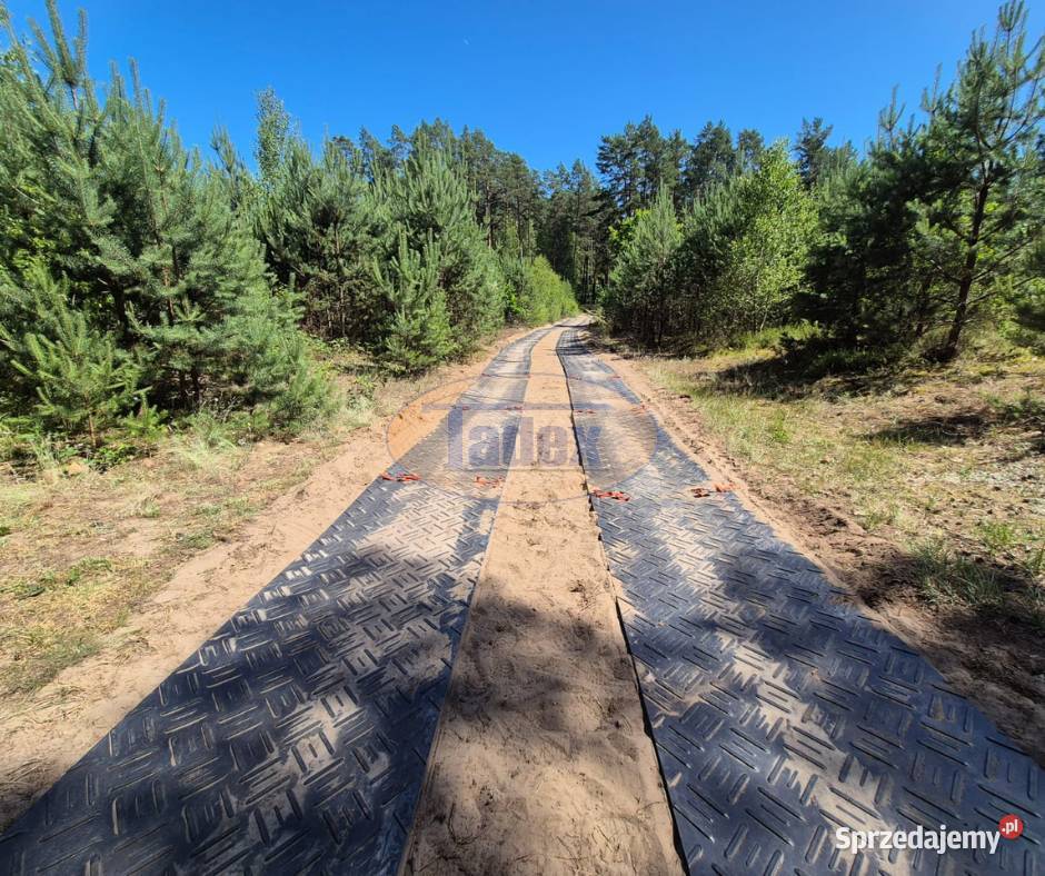 Płyty drogowe z tworzywa sztucznego drogi Luboń