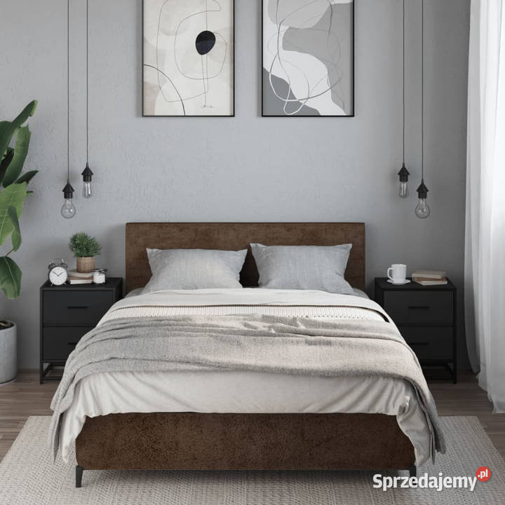 Szafki nocne 2 czarne 40x31x50 WM848675 Warszawa sprzedam