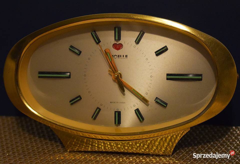 Zegar budzik z lat 80 tych Excelle 100 sprawny Chełmno