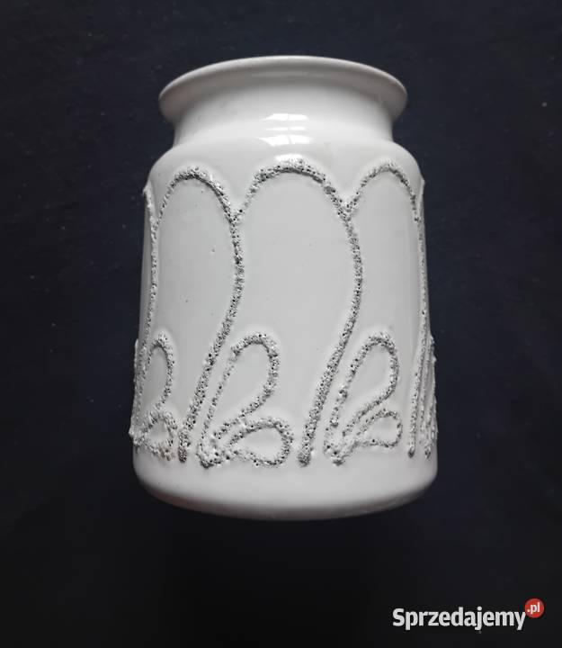 Wazonik Fat Lava Strehla DDR Sygnowany Koźminek