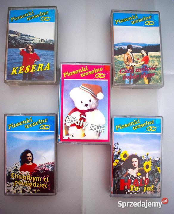 Piosenki weselne biesiadne Disco polo 5 kaset w Chełmno