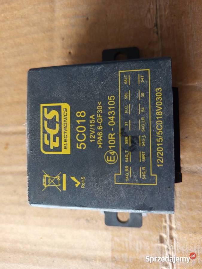 Moduł haka ECS 5C018 Układ elektryczny, zapłon Strzelce Krajeńskie sprzedam
