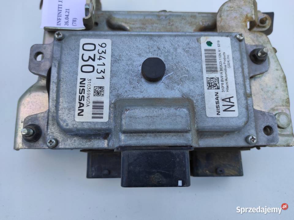 310369NG0A STEROWNIK MODUŁ SKRZYN INFINITI QX60 osobowe wielkopolskie Nowy Tomyśl