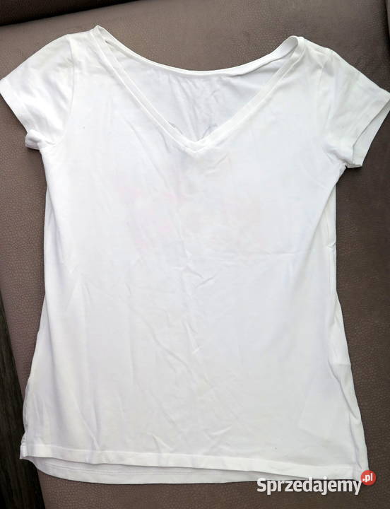 Nowa biała koszulka tshirt Liu Jo Milano r M 38 Odzież damska Komorniki