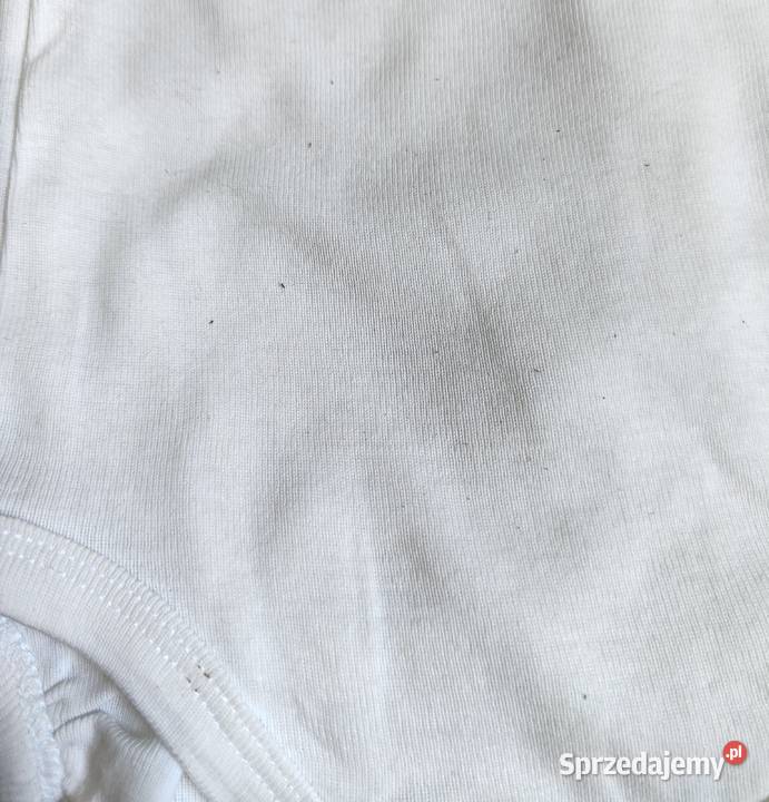 Białe body Sinsay 56 bawełna noworodek newborn uniseks Szczecin