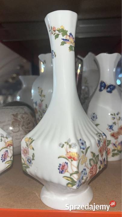 Wazon z motylami Porcelana Aynsley Cottage Antyki, Sztuka, Kolekcje Gdańsk
