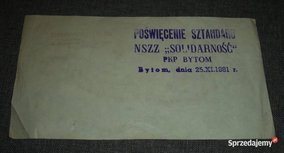 Solidarność Bytom PKP poświęcenie sztandaru Piekary Śląskie