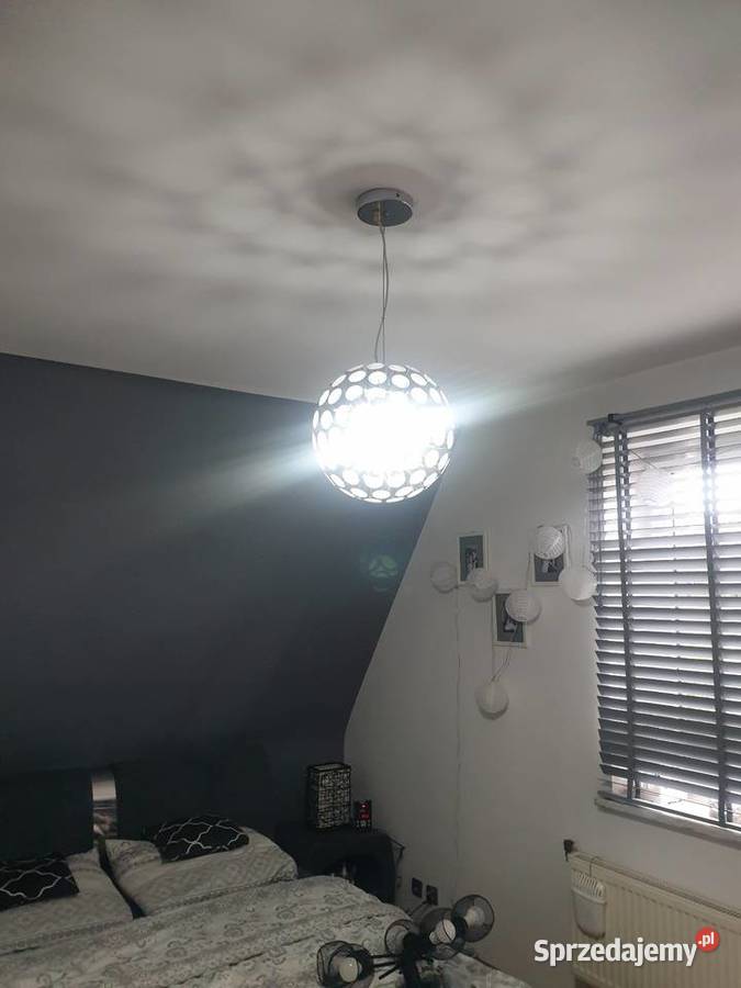 Lampa wisząca z kinkietami
