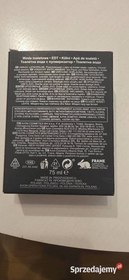 Woda toaletowa Avon musk mineralis Jaworzno