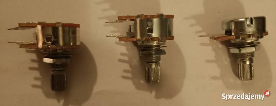 Komplet potencjometrów do RMS 404 zamienniki Szewnica sprzedam